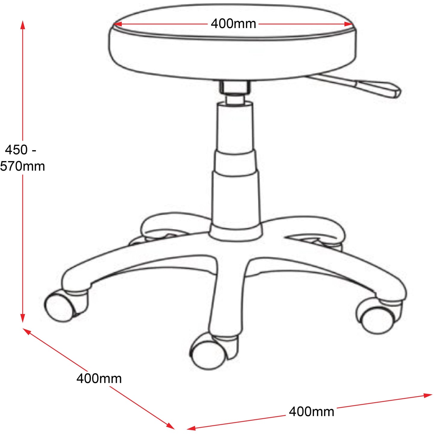 DS DESK STOOL