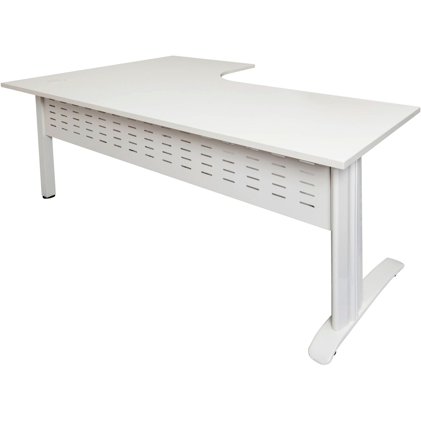 Rapid Span Corner Workstation - White