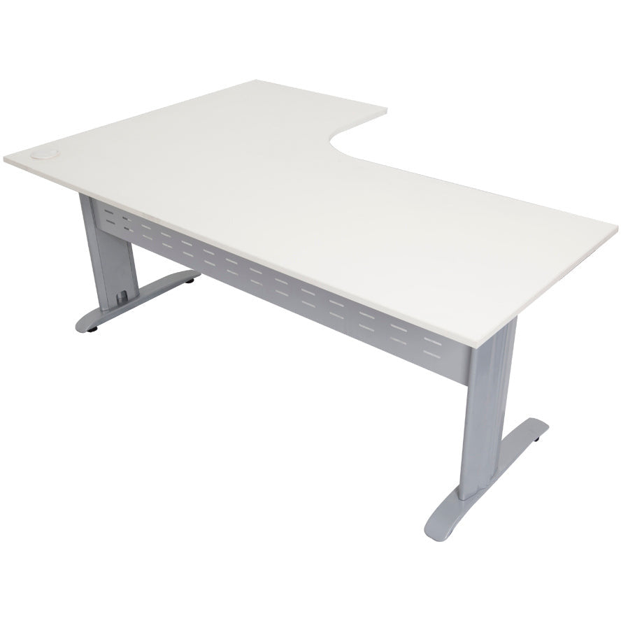 Rapid Span Corner Workstation - White