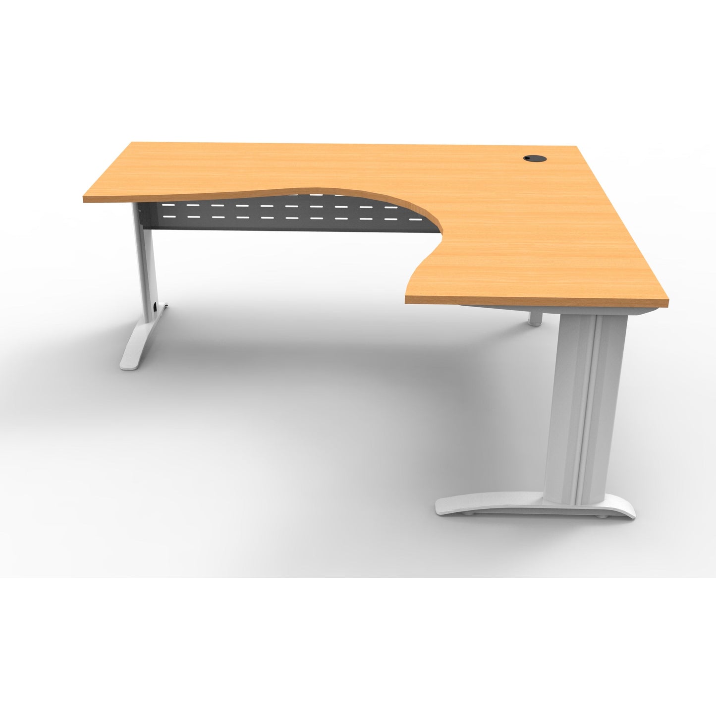 Rapid Span Corner Workstation - Beech