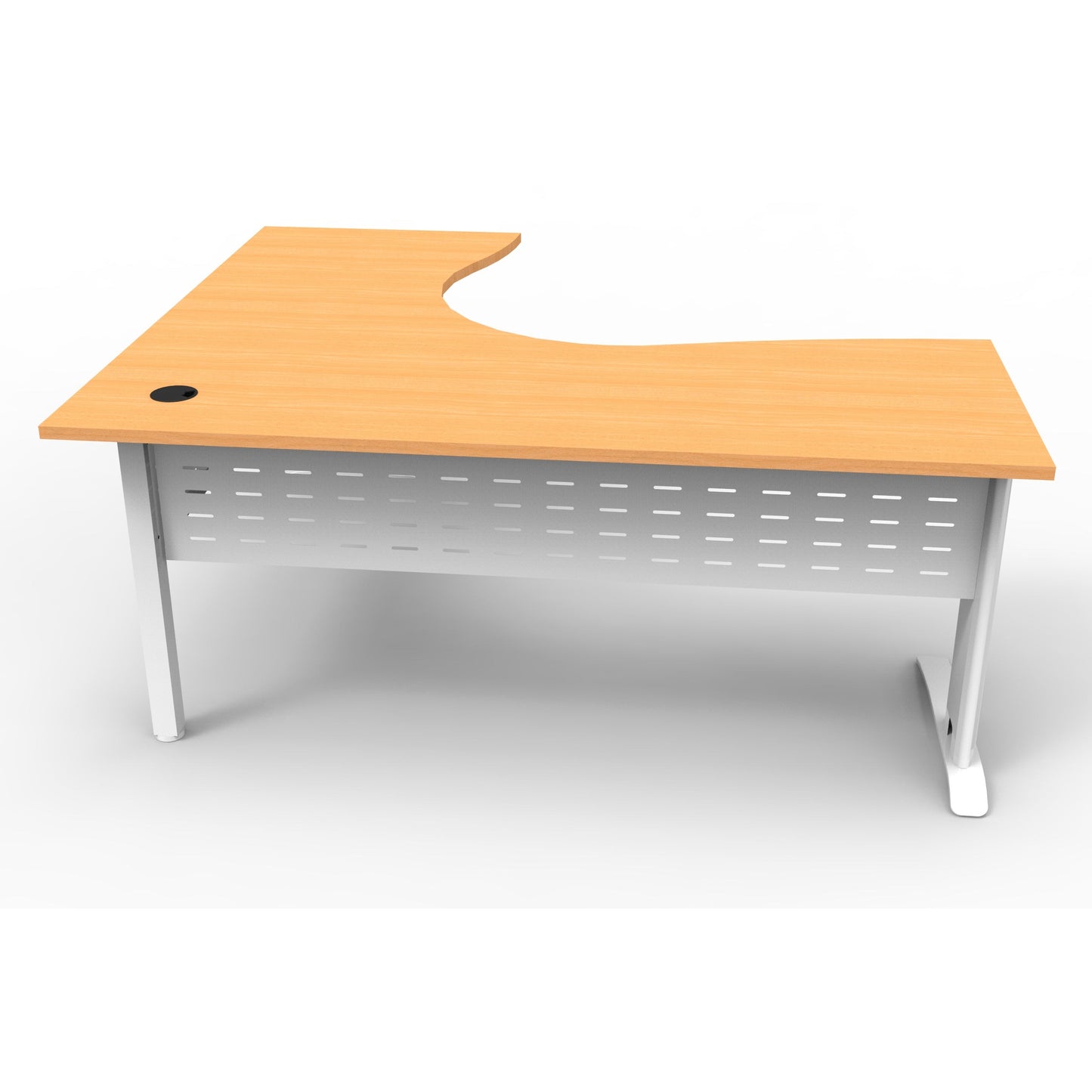 Rapid Span Corner Workstation - Beech