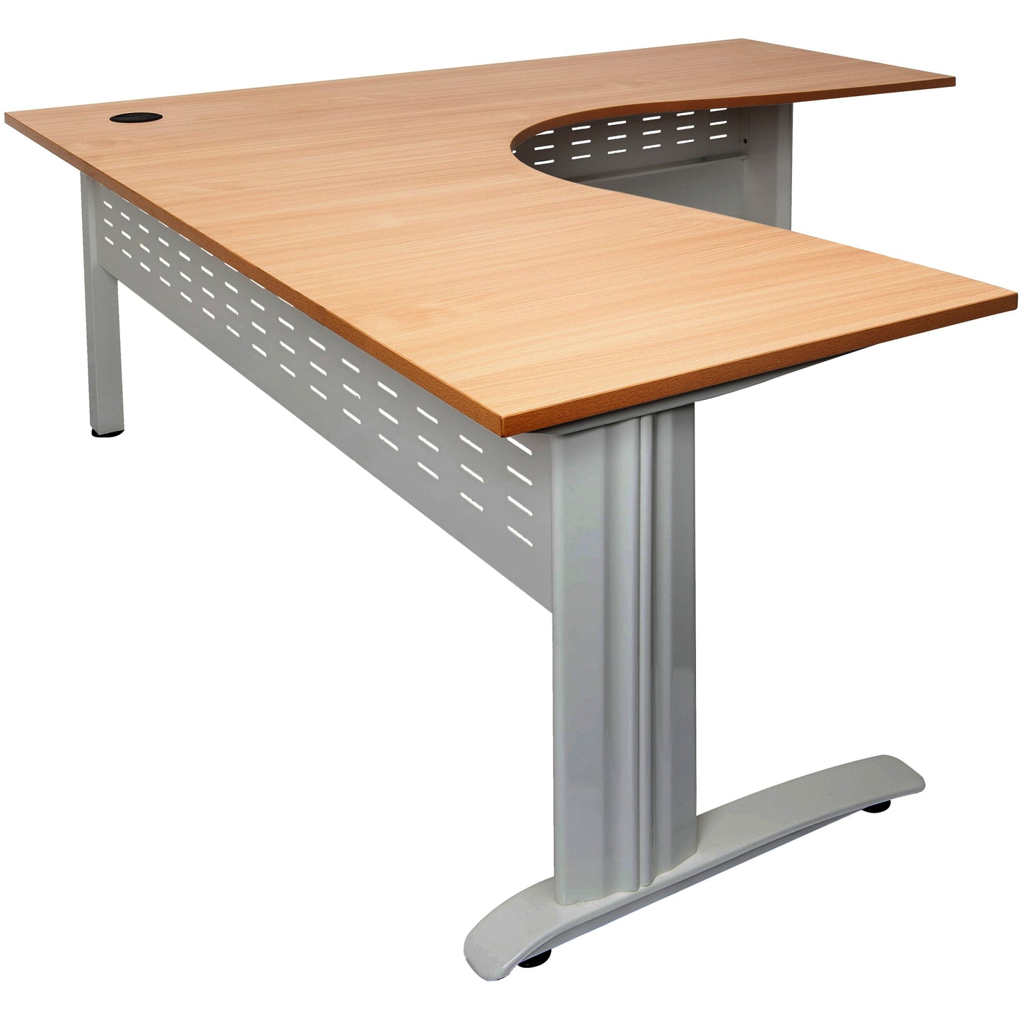 Rapid Span Corner Workstation - Beech