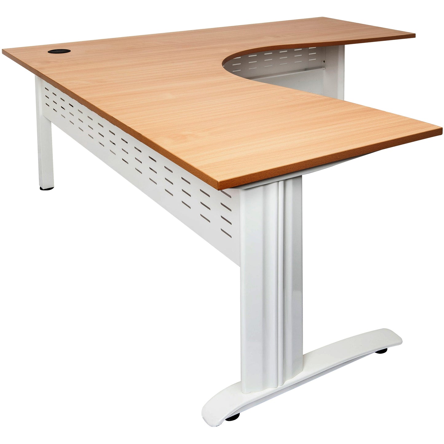 Rapid Span Corner Workstation - Beech