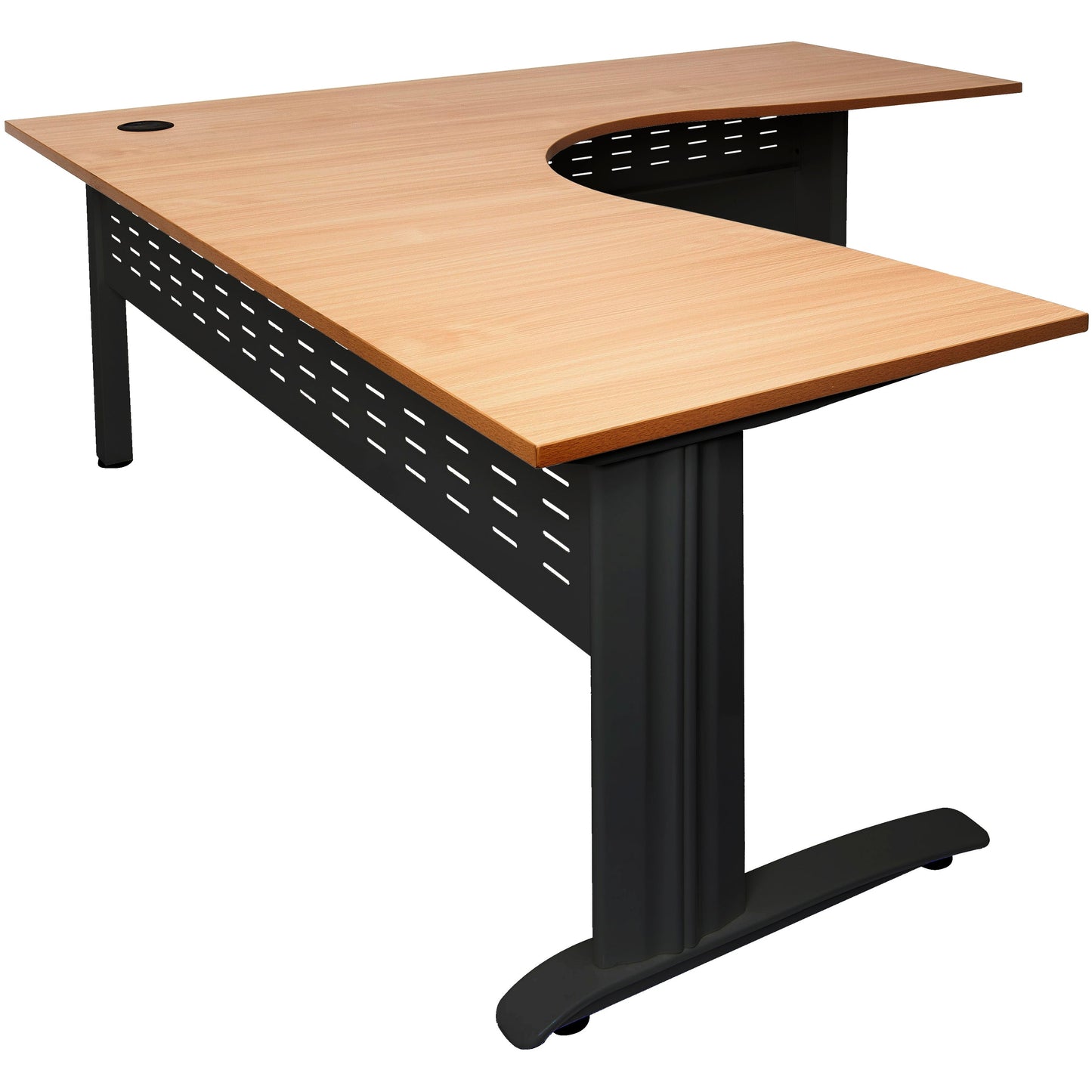 Rapid Span Corner Workstation - Beech