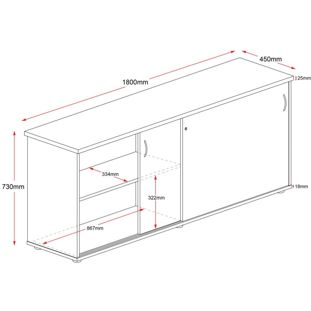 Rapid Span Credenza