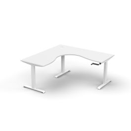 Boost Crank Manual Height Adjustable Corner Workstation