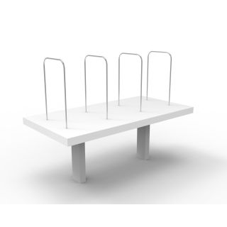 Desk-Mounted Shelf
