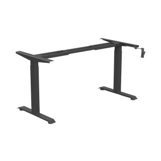 Boost Crank Single Sided Manual Height Adjustable Workstation Frame